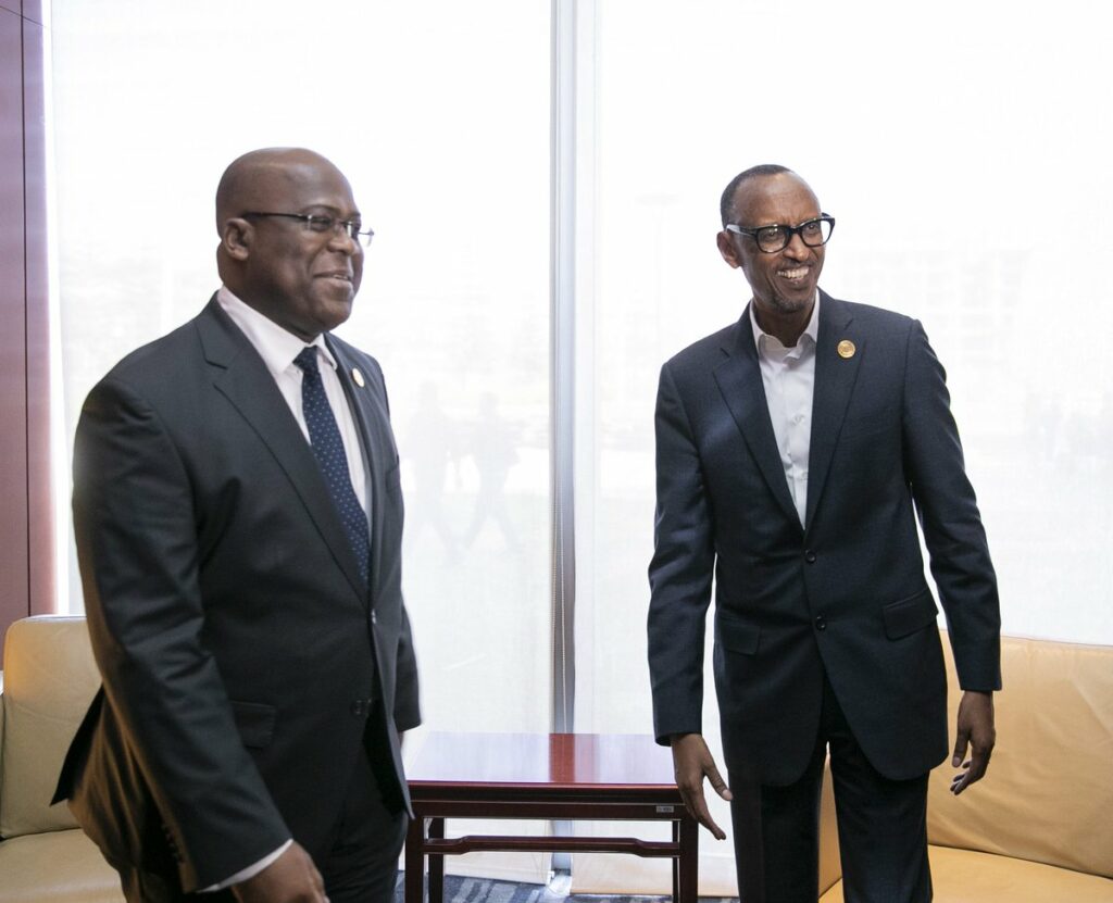 Kagame du Rwanda et Tshisekedi - communiqué